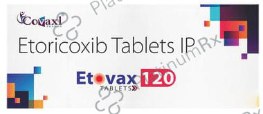 Etovax 120mg Tablet 10s Fibovil Pharmaceuticals Pvt. Ltd.