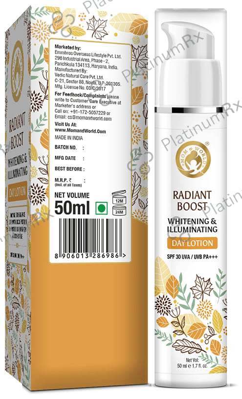 Mom & World Radiant Boost Day SPF 30 Lotion 50ml