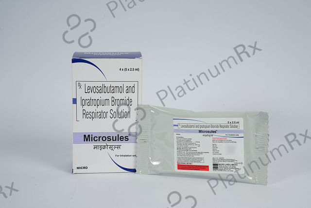 Microsules 500mcg/1.25mg Respules 2.5ml 5s