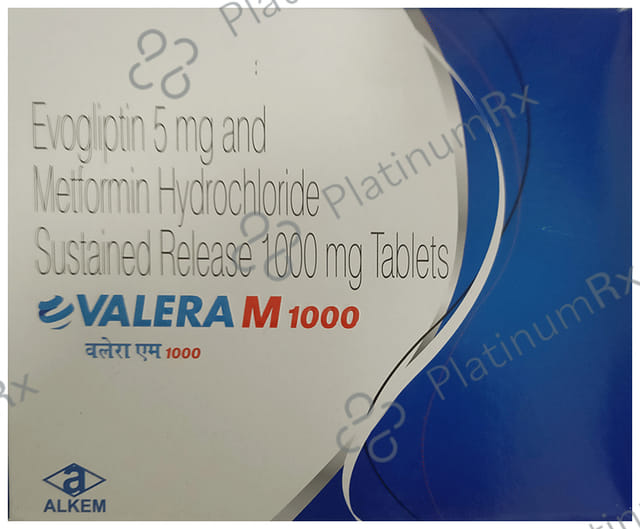 Valera M 1000/5mg Tablet SR 15s