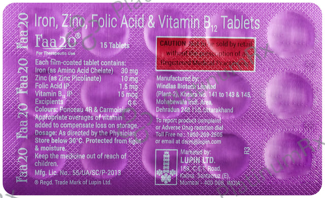 Faa 20 Tablet 15s