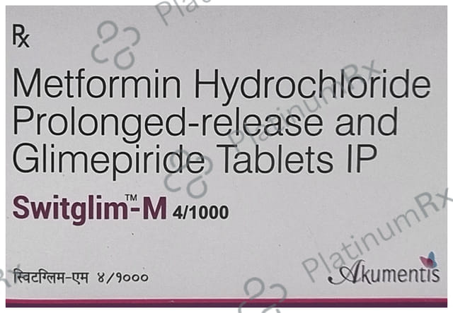 Switglim M 4mg/1000mg Tablet