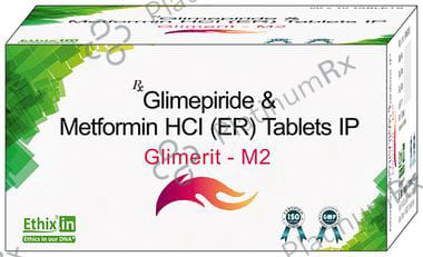 Glimerit M 2mg/500mg Tablet