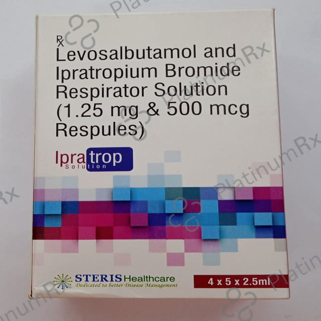 Ipra Trop 1.25mg/500mcg Respules 5X2.5ml