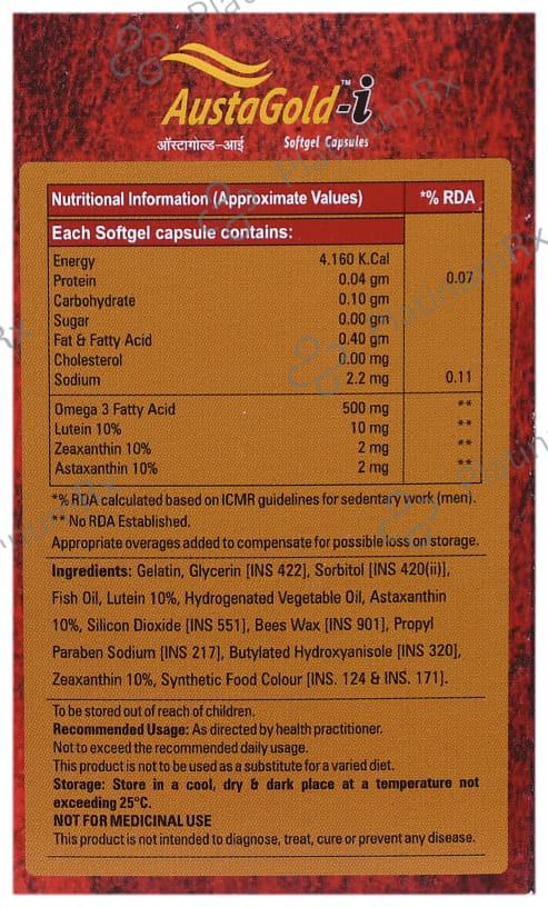 Austagold i Softgel Capsule 10s