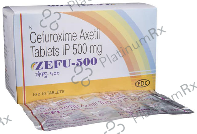 Zefu 500mg Tablet 10s
