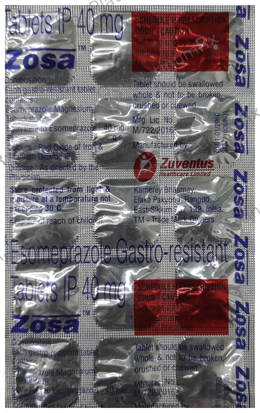 Zosa 40mg Tablet 15s