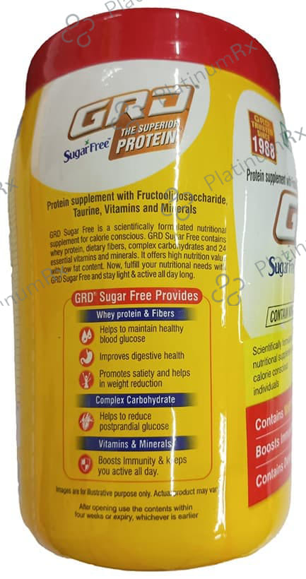 GRD The Superior Protein Sugarfree Vanilla Flavour Powder 200gm