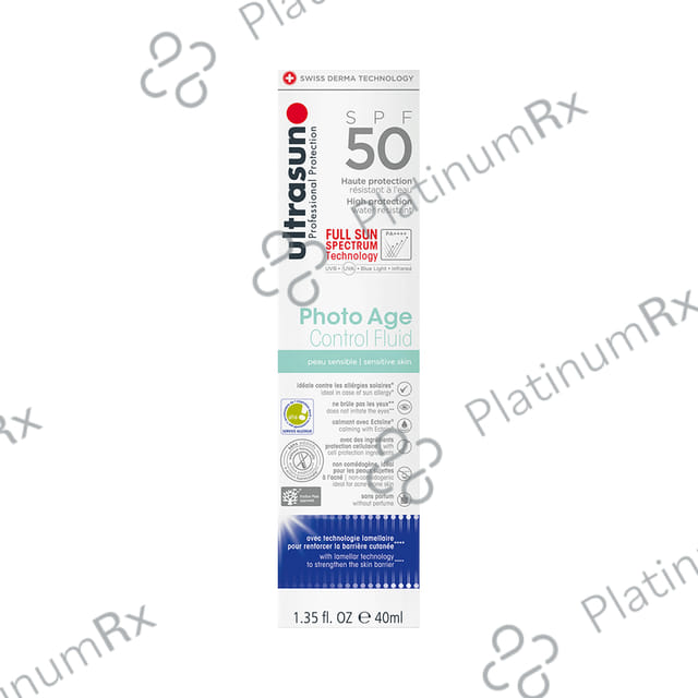 Ultrasun Photo Age Control Fluid Sunscreen SPF 50 Cream 40ml