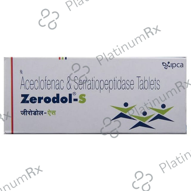 Zerodol S 100/15mg Tablet 10s