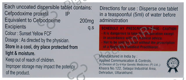 Antipod 200mg Tablet DT 10s
