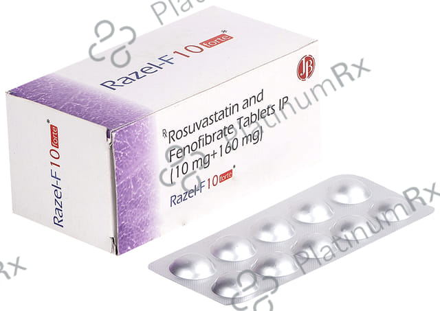 Razel F10 Forte 160/10mg Tablet 10s