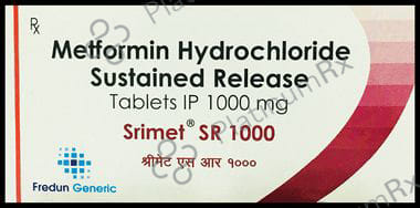 Srimet SR 1000mg Tablet 10s