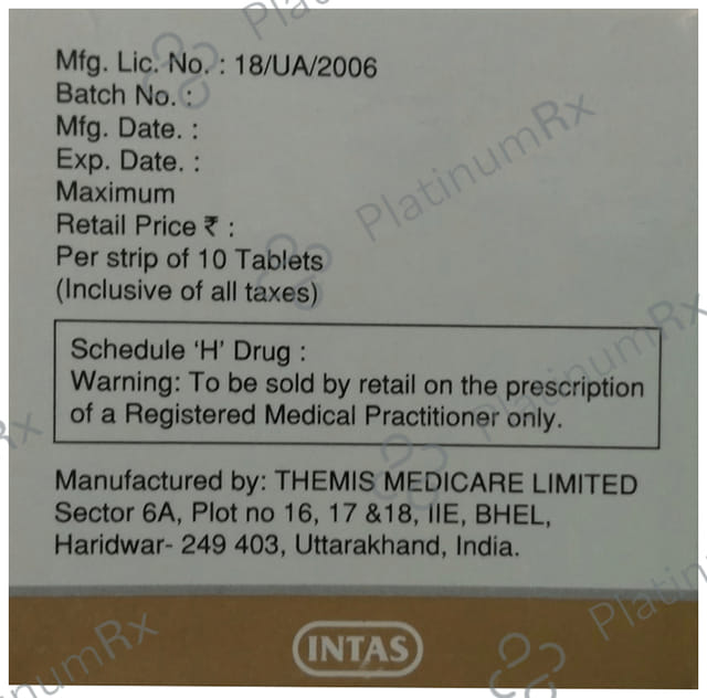 Tolperitas D 50/150mg Tablet 10s