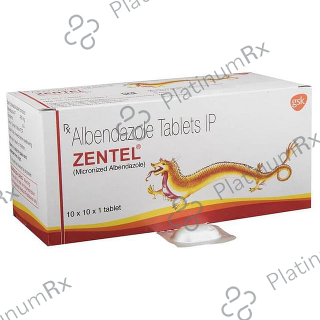 Zentel 400mg Chewable Tablet 1s