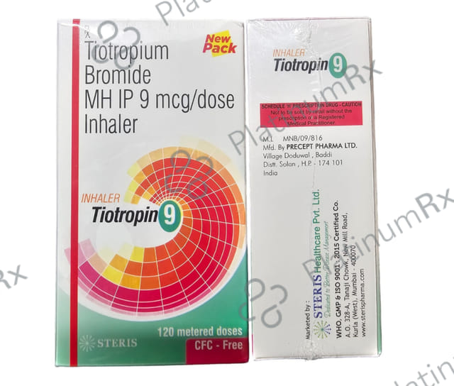 Tiotropin 9mcg Inhaler 120MDI