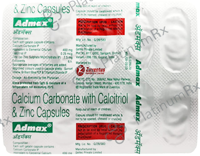 Admax Capsule 10s