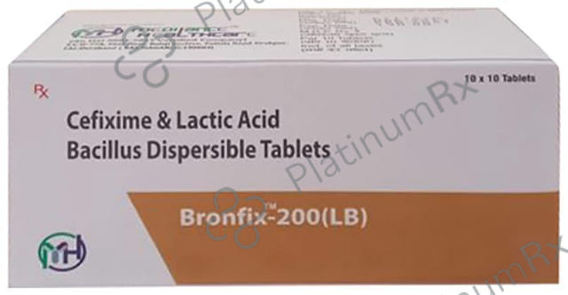 Bronfix 200mg/60M LB Tablet DT 10s