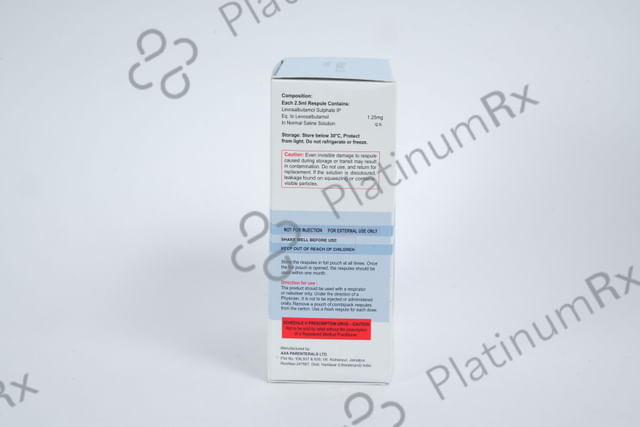 Welbusol 1.25mg Respules 5X2.5ml