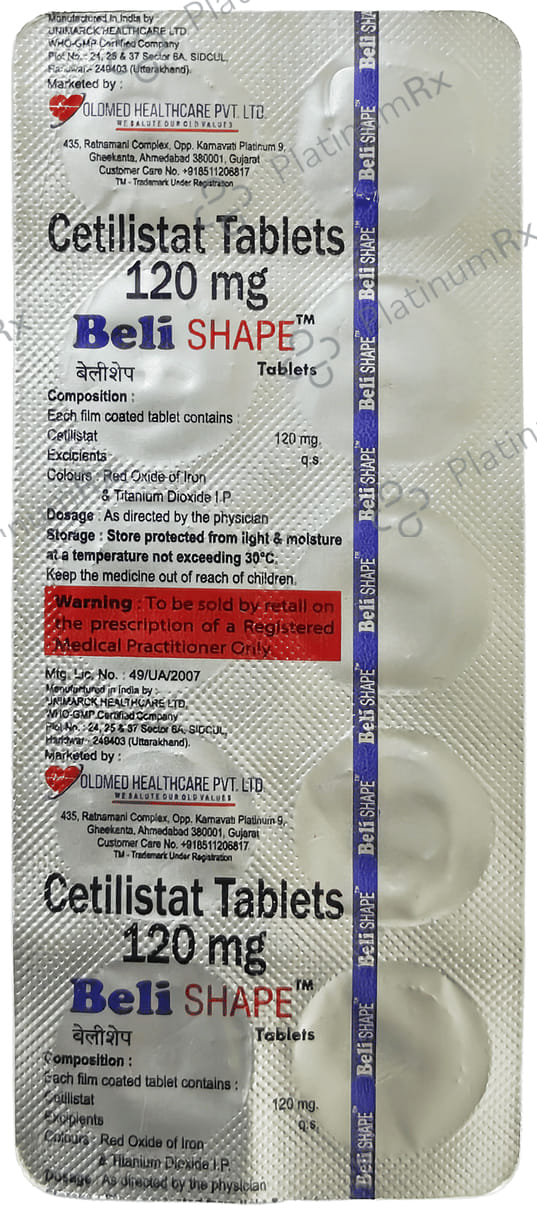 Belishape 120mg Tablet 10s
