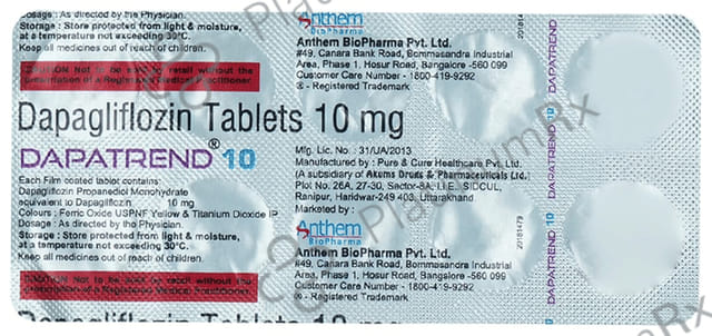 Dapatrend 10mg Tablet 10s