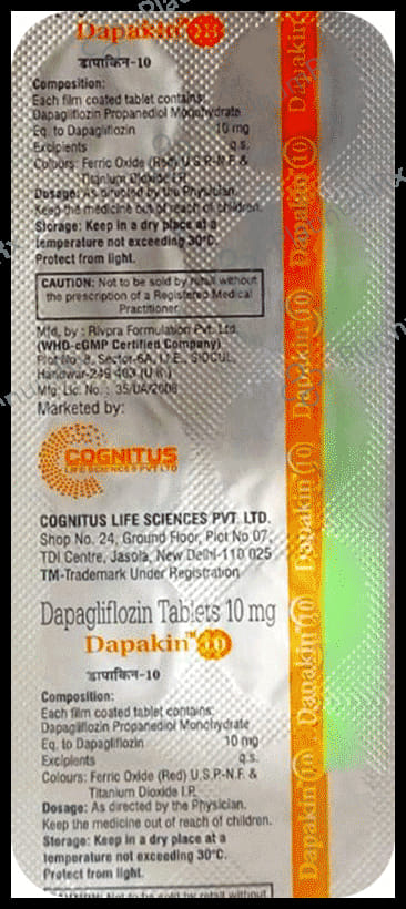 Dapakin 10 Tablet