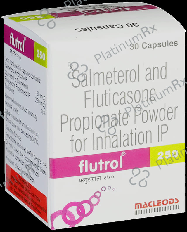 Flutrol 250/50mcg Capsule 30s