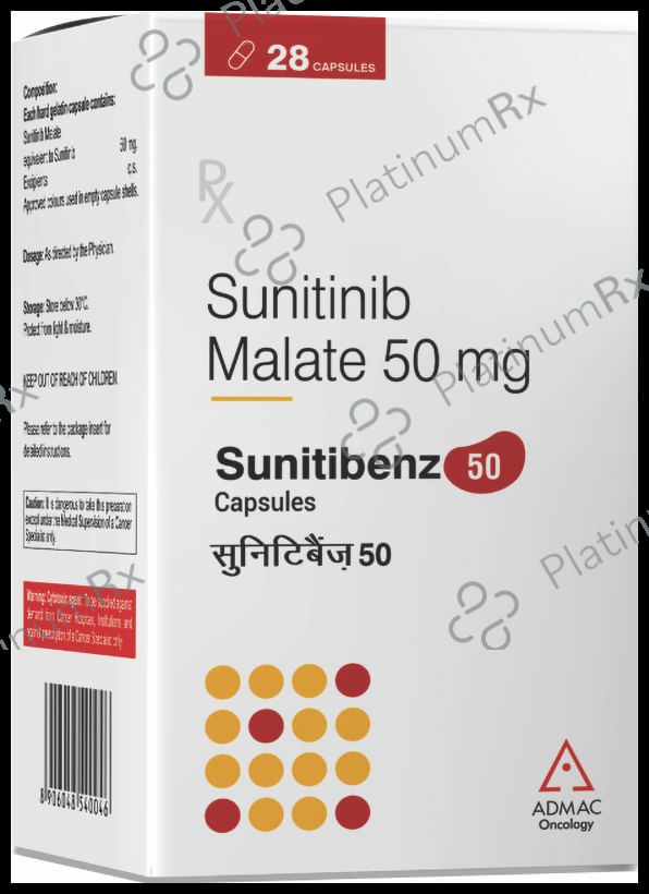 Sunitibenz 50mg Capsule 28s
