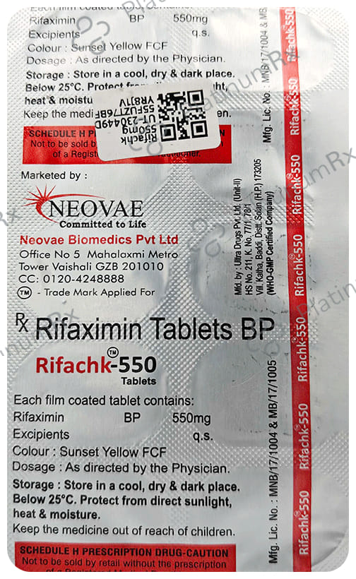 Rifachk 550mg Tablet