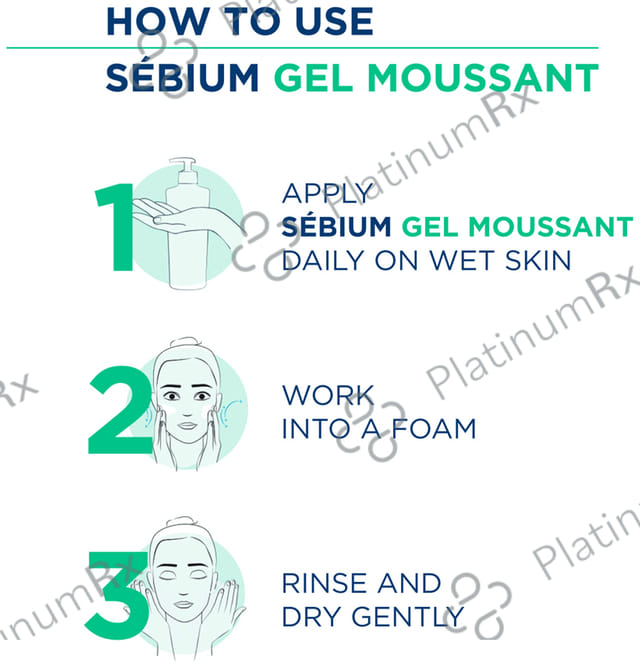Bioderma Sebium Moussant Purifying Cleansing Foaming Gel 100ml