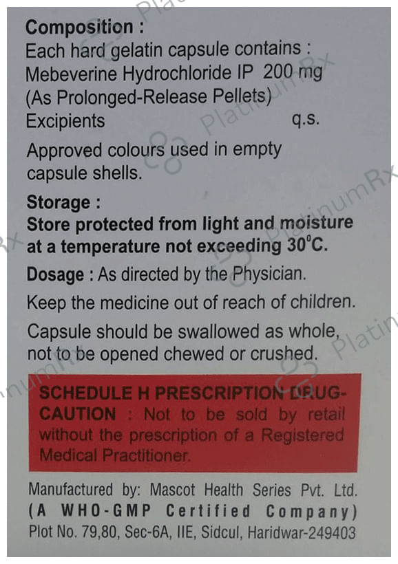 Mebehope 200mg Capsule PR