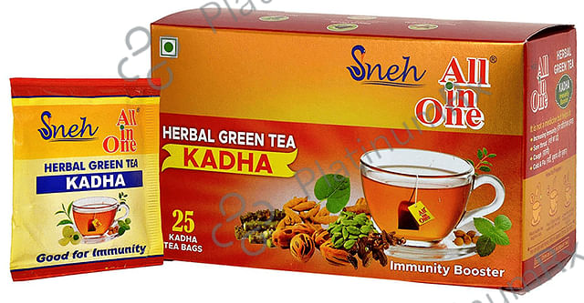 Sneh All in One Herbal Green Tea Kadha (2.5gm Each) 25 units