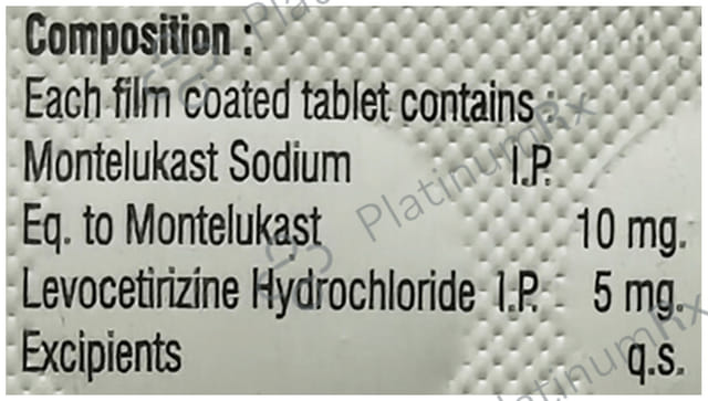 Monkem LC 5mg/10mg Tablet