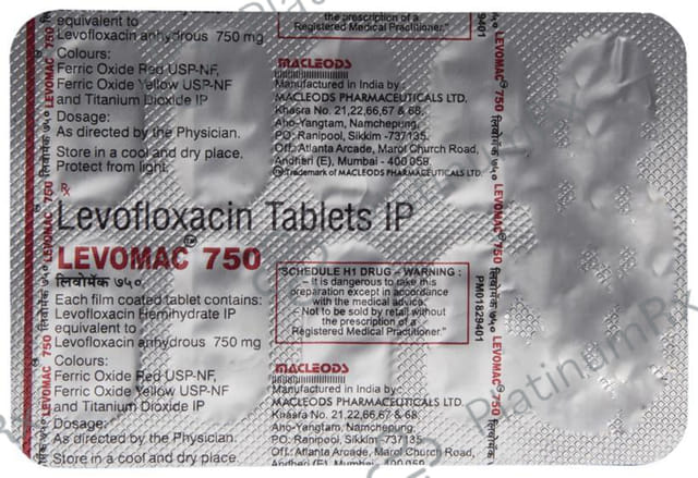 Levomac 750mg Tablet 10s
