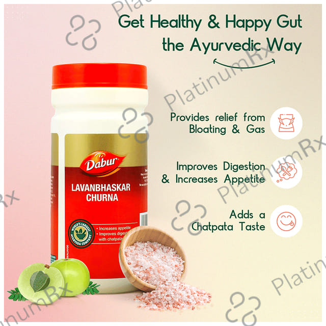 Dabur Lavan Bhaskar Churna - Manages Appetite, Digestion & Gas 500 gm