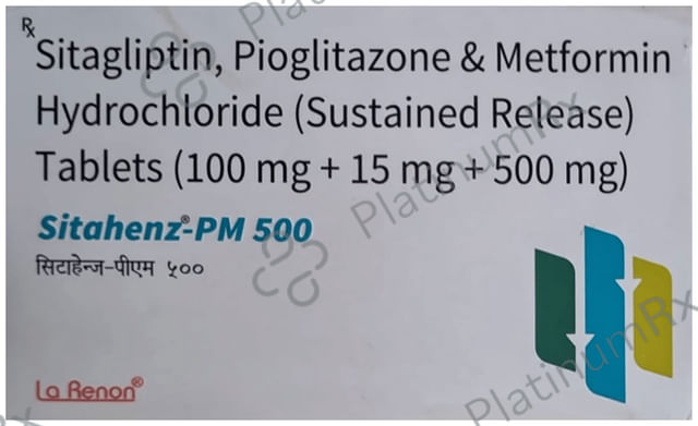 Sitahenz PM 500/15/100mg Tablet 10s