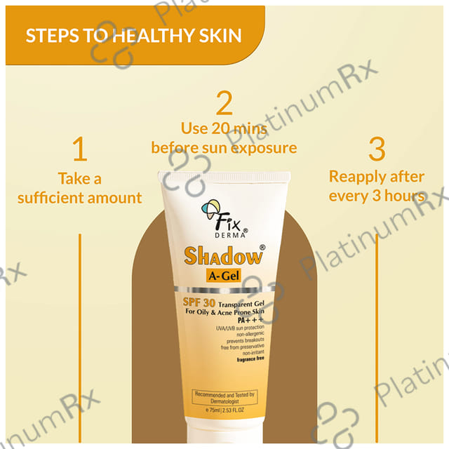 Fixderma Shadow A Gel SPF 30 75ml