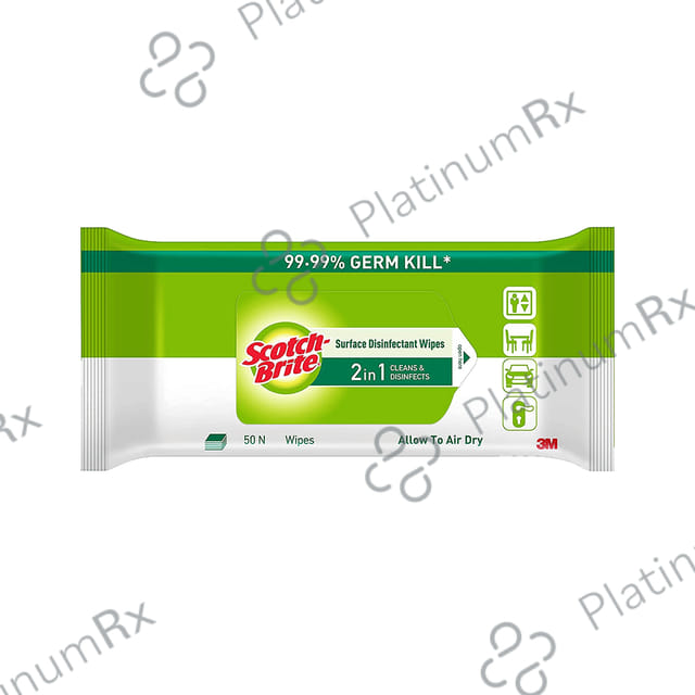 Scotch Brite Surface Disinfectant Wipes 2 in 1 Cleans & Disinfects 50 wipes