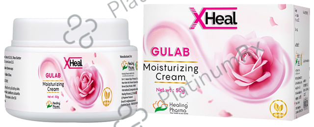 Healing Pharma X Heal Gulab Moisturizing Cream (50gm Each)