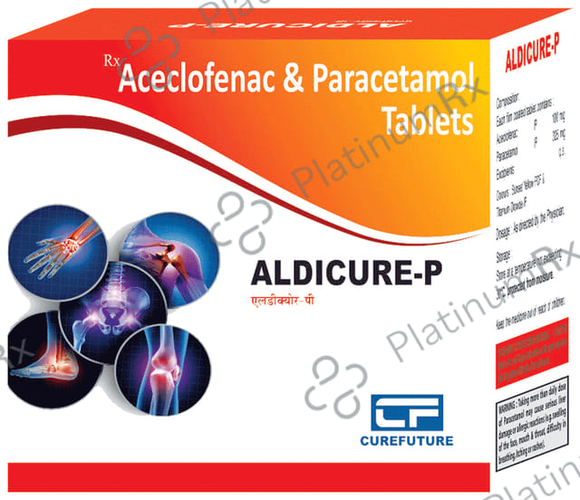 Aldicure P 100/325mg Tablet 10s