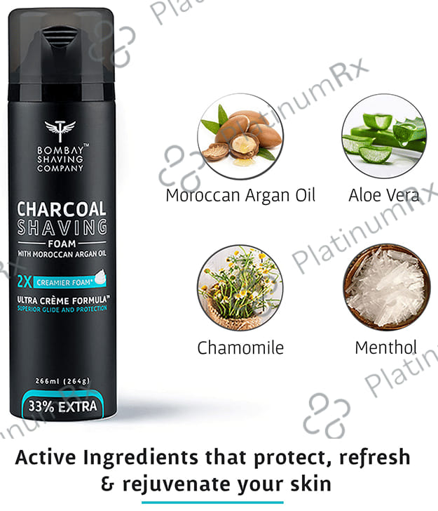 Bombay Shaving Company Charcoal Shaving Foam 266ml