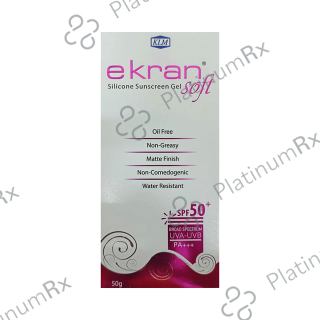 Ekran Silicone Soft SPF 50 Sunscreen Gel 50gm