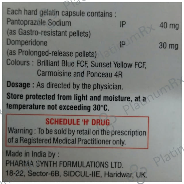 Domtac SR 30/40mg Capsule 10s