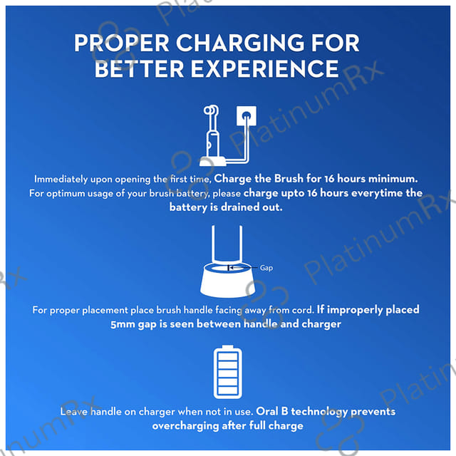 Oral-B Vitality 100 Braun Cross Action Electric Rechargeable Toothbrush Black