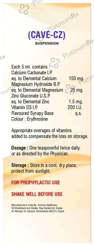 Cave-CZ Oral Suspension