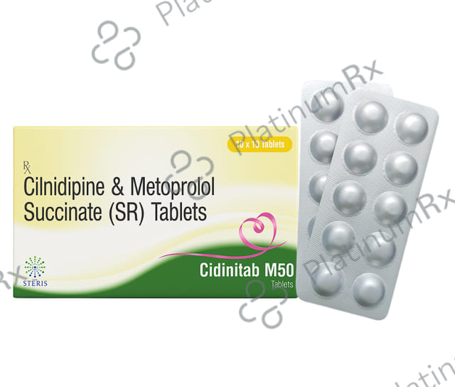 Cidinitab M 50/10mg Tablet SR 10s