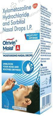 Otrivin Moist A Moisturising Nasal Drops 10ml