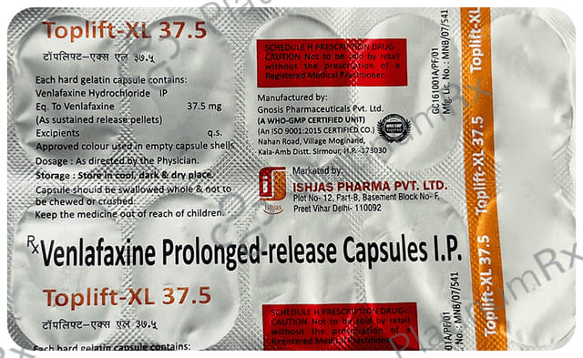 Toplift XL 37.5mg Capsule SR