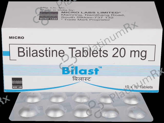 Bilast 20mg Tablet 10s