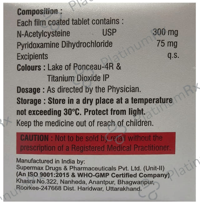 Kdfit Forte 300/75mg Tablet 10s